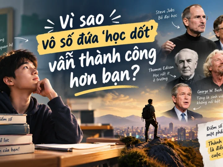 Học không giỏi có đồng nghĩa với thất bại? Những Câu Chuyện Khiến Bạn Phải Nghĩ Lại