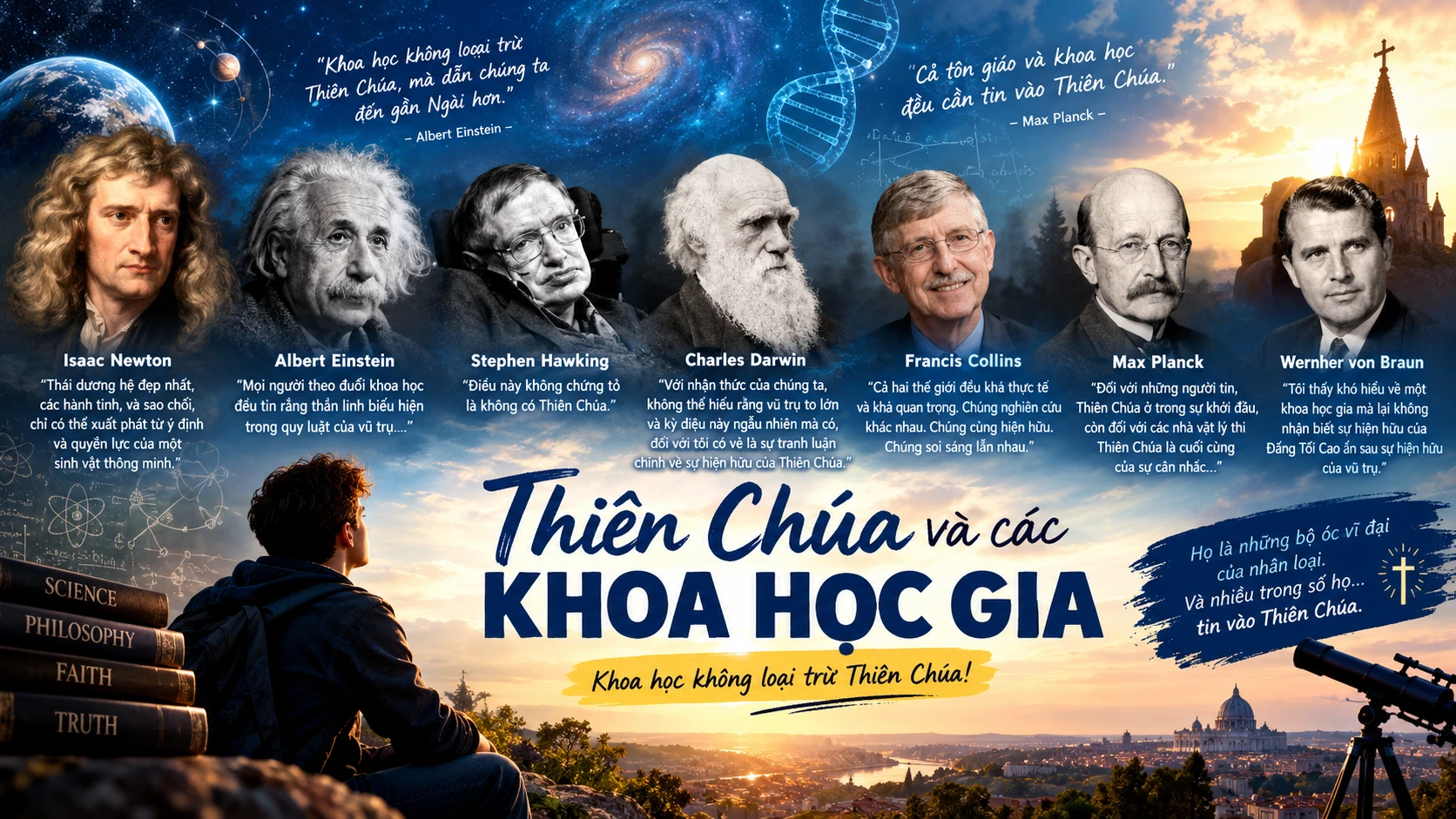 Các Khoa Học Gia Có Tin Thiên Chúa? Khi Khoa Học Gặp Đức Tin