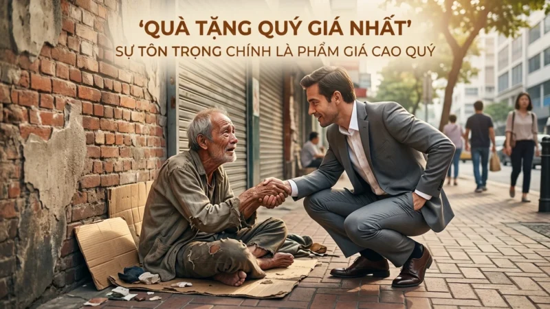 Quà Tặng Quý Giá Nhất Giữa Đời Thường: Khi Sự Tôn Trọng Chữa Lành Một Phận Người