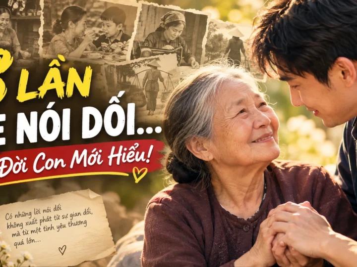 8 Lần Mẹ Nói Dối Khiến Con Bật Khóc – Cả Đời Mới Hiểu Tình Mẹ
