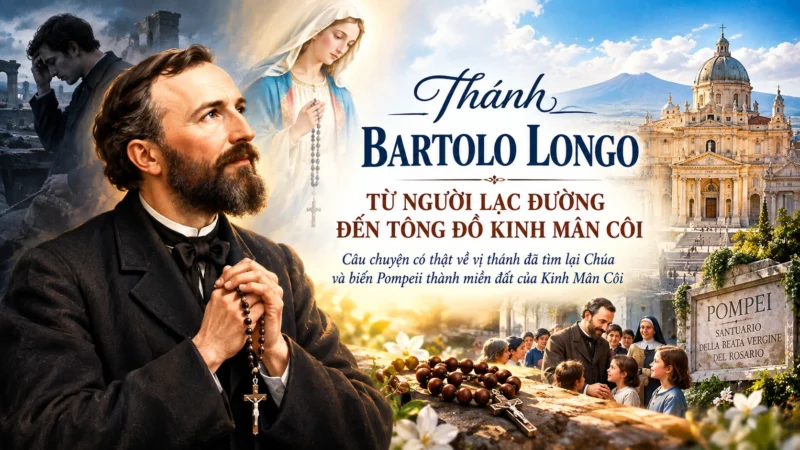 Thánh Bartolo Longo – Khi Một Người Từng Lạc Đường Trở Thành Tông Đồ Kinh Mân Côi