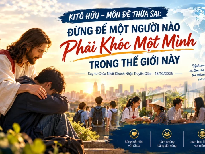 Khánh Nhật Truyền Giáo: Kitô Hữu – Môn Đệ Thừa Sai | Sống Đức Tin Bằng Tình Yêu