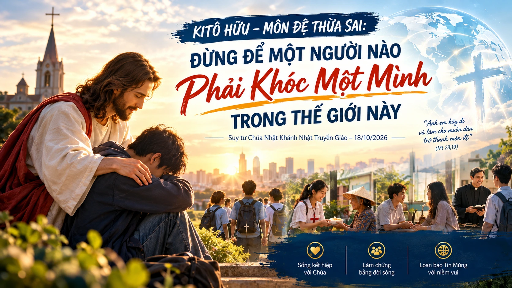 Khánh Nhật Truyền Giáo: Kitô Hữu – Môn Đệ Thừa Sai | Sống Đức Tin Bằng Tình Yêu