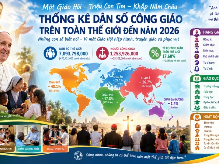 Thống Kê Công Giáo Thế Giới 2026: Hơn 1,4 Tỷ Tín Hữu Và Những Điều Đáng Suy Ngẫm