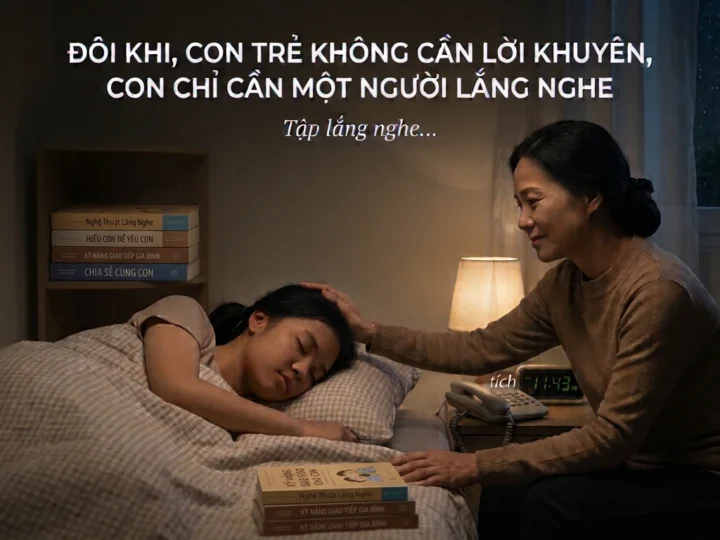 Cuộc Gọi Trong Đêm: Đôi Khi, Con Trẻ Không Cần Lời Khuyên, Con Chỉ Cần Một Người Lắng Nghe