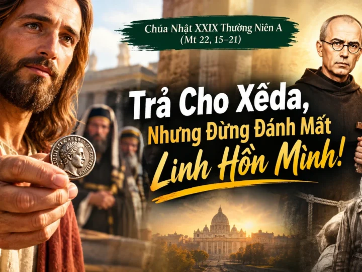 Trả Cho Xêda, Nhưng Đừng Đánh Mất Linh Hồn Mình! CHÚA NHẬT XXIX THƯỜNG NIÊN A