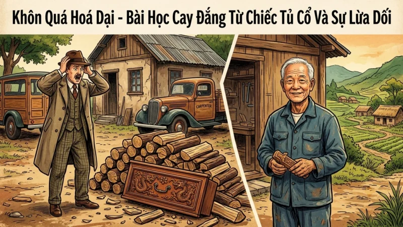 Khôn Quá Hoá Dại: Bài Học Cay Đắng Từ Chiếc Tủ Cổ Và Sự Lừa Dối | Chìa Khóa Chữa Lành