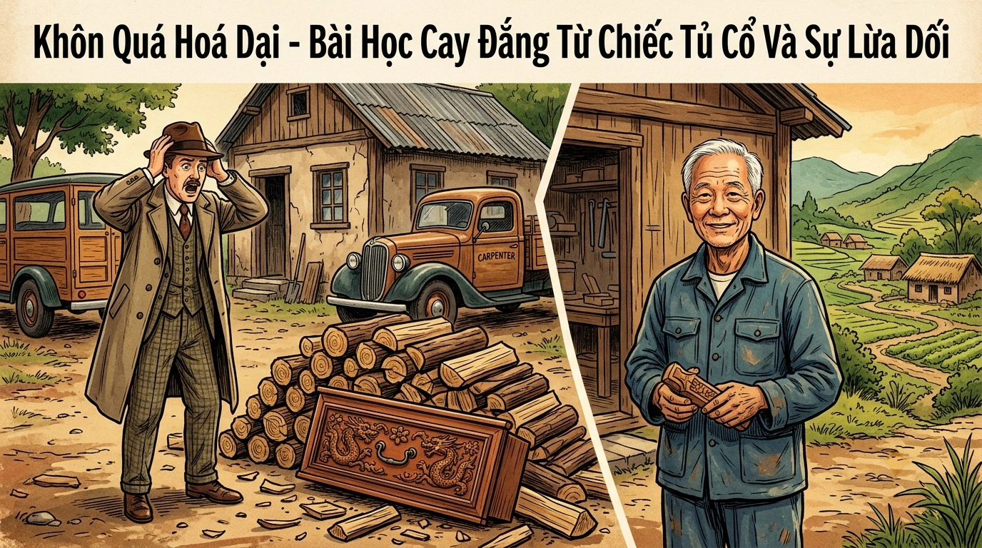Khôn Quá Hoá Dại: Bài Học Cay Đắng Từ Chiếc Tủ Cổ Và Sự Lừa Dối | Chìa Khóa Chữa Lành