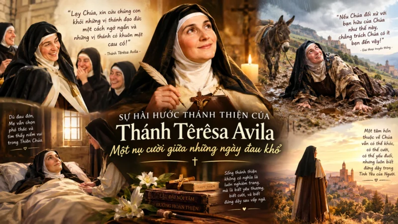 SỰ HÀI HƯỚC THÁNH THIỆN CỦA MẸ THÁNH TÊRÊSA AVILA – Nụ Cười Giữa Đau Khổ