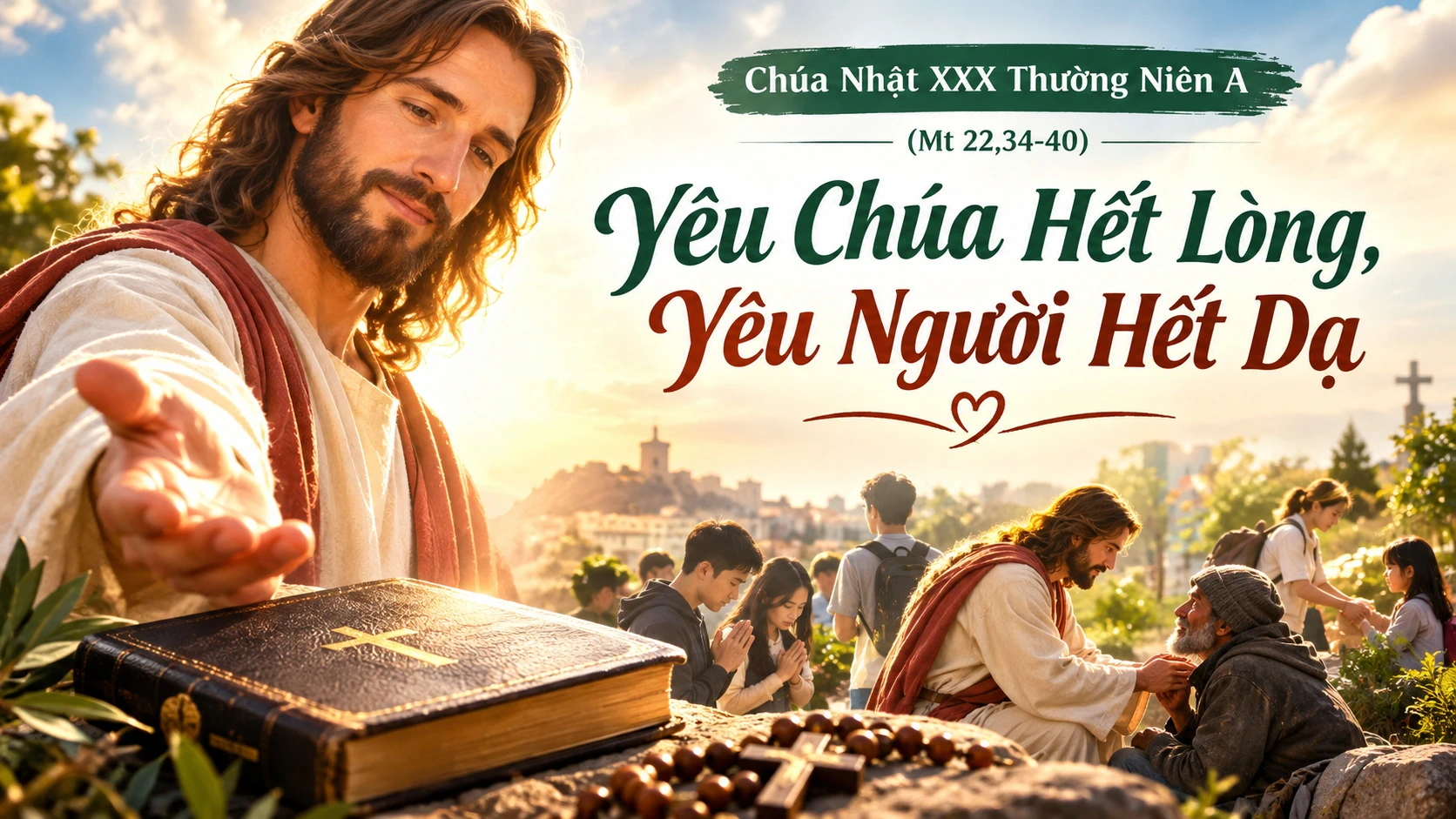 YÊU CHÚA, SAO VẪN LÀM NHAU ĐAU? | Chúa Nhật XXX Thường Niên A
